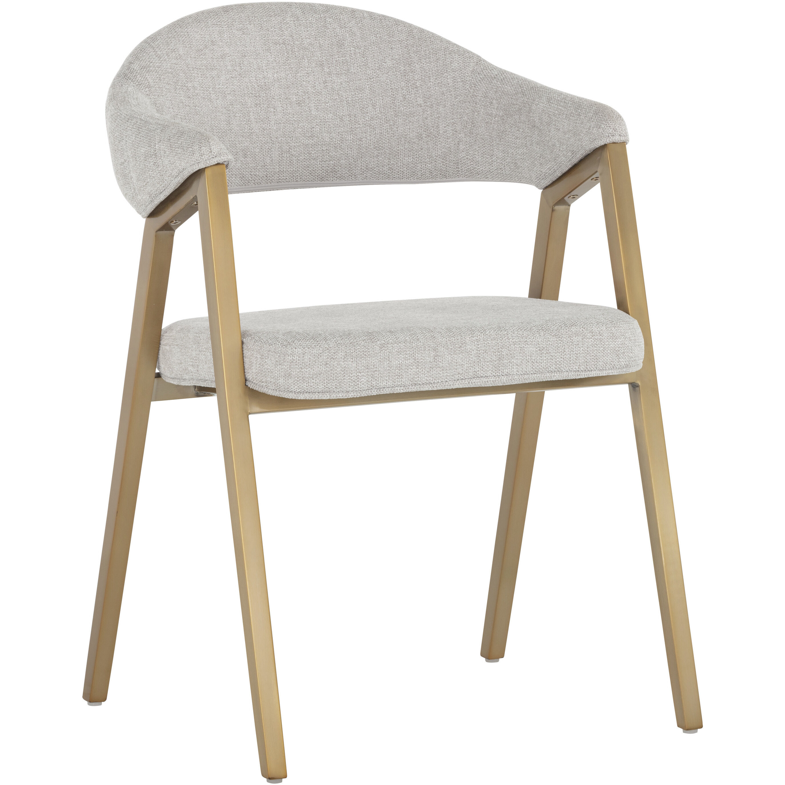 Burgos Belfast Heather Grey Dining Armchair